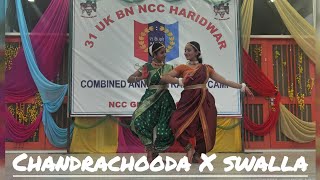 chandrachooda X swalla raga  bharatnatyam dance performance  NCC cultural performance [upl. by Nnyleitak]