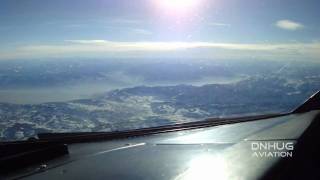 A320 Cockpitview of the swiss alps [upl. by Neih]