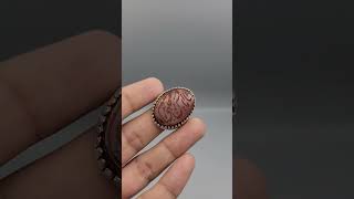 Natural AgateAqeeq  Iran Silver Ring agate agatestone gemstone gemstones gems agates gem [upl. by Ykcin]