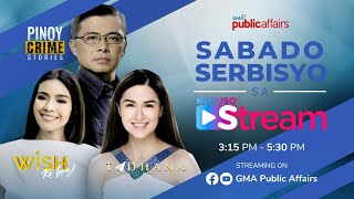 Kapuso Stream TADHANA WISH KO LANG PINOY CRIME STORIES  LIVESTREAM  April 20 2024 [upl. by Ahsinaj435]