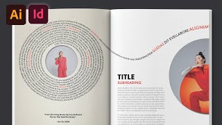 How to make this EASY WORD SPIRAL Layout  InDesign Layouts Episode 10 [upl. by Eduard158]