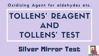 Tollens Reagent and Tollens Test  Test for Carbonyl Compounds  IIT JEE  NEET [upl. by Elyac]