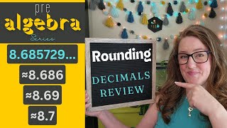 How to Round Decimals Nearest Tenth amp More [upl. by Eerdua393]