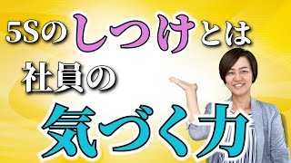 5S「しつけ」の新定義「気づく力」がもたらす競争力と市場適応力の強化 （5S活動の躾）スマイル5Sチャンネル [upl. by Atok]