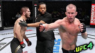 Khabib Nurmagomedov vs Cirkunov EA sports UFC 4 [upl. by Kalvn]