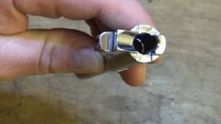 1911 barrel fitting  Reaming and polish the chamber [upl. by Arikat]