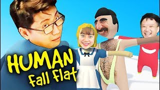 THỬ THÁCH KHÔNG CƯỜI  MÀN CHƠI KHIẾN TEAM ĐỤT KHÓC THÉT  Human Fall Flat [upl. by Astrid599]