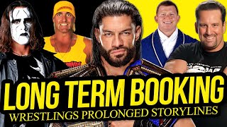 LONG TERM BOOKING  Wrestlings Prolonged Storylines [upl. by Mikkanen]