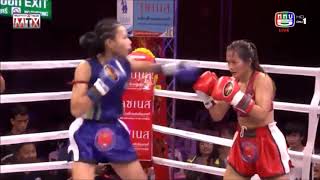 Supergirl Jaroonsak Muay Thai Highlight [upl. by Adiasteb]