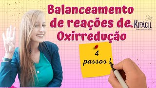 Balanceamento de reações de oxirredução em 4 passos [upl. by Solita]