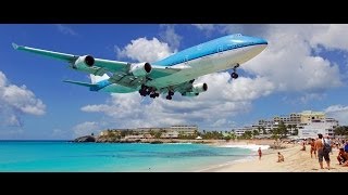 CRASH and Bad Landings in St Maarten [upl. by Eileme]