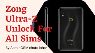 Zong ZULTRA unlock for all SIMS with Avengers BOX UNLOCK SIM LOCK Free Method [upl. by Alaric]