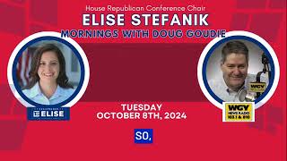 Elise Joins Doug Goudie on WGY Mornings 10102024 [upl. by Imotih]