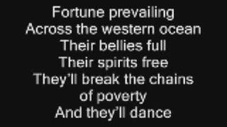 The Pogues  Thousands are Sailing Lyrics [upl. by Tomaso]