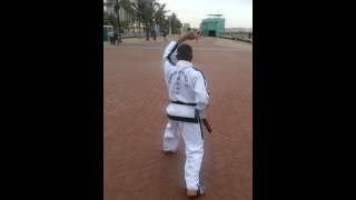 Ethiopian Taekwondo ITF pattern Dangun Habtie TKD club Debre Markos [upl. by Anahcra]