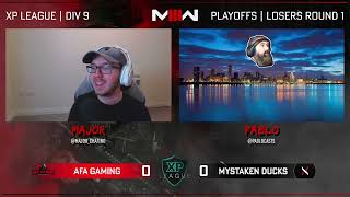 XP League Div 9  Playoffs  LR1  AFA Gaming vs Mystaken Ducks [upl. by Zoha575]