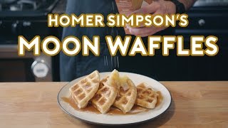 Binging with Babish Homer Simpsons Patented Space Age OutOfThisWorld Moon Waffles [upl. by Rodrigo]