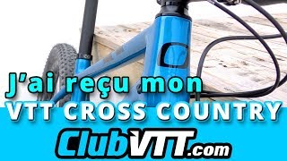 Vtt cross country  Jai reçu mon vtt Origine Theoreme GT  640 [upl. by Artemla]