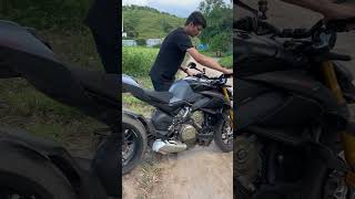 Ducati StreetFighter V4 S Exhaust Note do you like it ducati [upl. by Spanjian417]