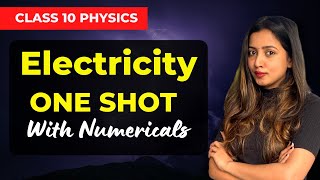 ELECTRICITY ONE SHOT  CLASS 10 PHYSICS  ELECTRICITY NUMERICALS  Shubham Pathak [upl. by Notrub]