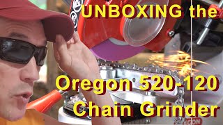 Unboxing the Oregon 520 120 chain grinder  Full setup and first time use explained countrylife [upl. by Bridget455]