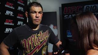 UFC 134 Antônio Rodrigo Nogueira on the Brendan Schaub Fight  Post Fight [upl. by Sajet]