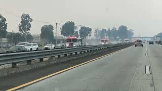 Camarillo fire evacuation Ventura county ￼ [upl. by Naujled]