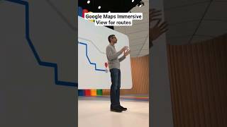 From Street View ➡️ New Immersive View for routes in Google Maps GoogleIO shorts [upl. by Naujud]