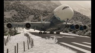 A380 Take off amp Landing at Lukla MSFS 2020 [upl. by Mariann781]