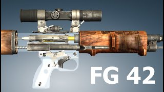 How a German FG 42 Works [upl. by Oulman78]