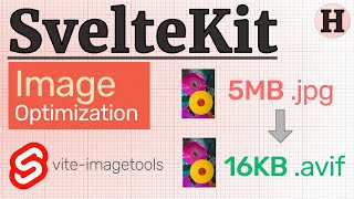 Image optimization in SvelteKit with viteimagetools [upl. by Kahler]