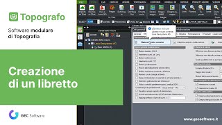 Topografo  Modulo T Creazione di un libretto [upl. by Atrim]