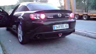 mazda rx8 exhaust TOYOSPORTS catback and decat down pipe TAE [upl. by Normac]