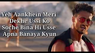 Dus Bahane 20 Lyrics  Baaghi 3  KK  Shaan  Tulsi Kumar  Tiger Shroff  Shraddha Kapoor [upl. by Canon]