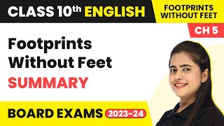 Footprints Without Feet Class 10  Footprints Without Feet Summary  Class 10 English [upl. by Valerian803]