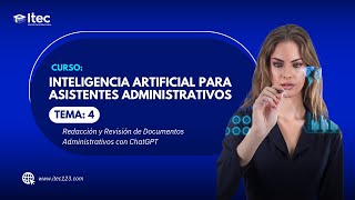 CLASE 4  INTELIGENCIA ARTIFICIAL PARA ASISTENTES ADMINISTRATIVOS Nov2024 [upl. by Ajay68]