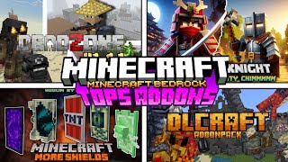 🔥TOP 5 MELHORES ADDONS PARA SURVIVAL MINECRAFT BEDROCK 121 [upl. by Nahgaem348]