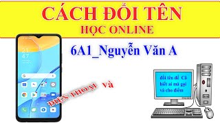 CÁCH ĐỔI TÊN TRÊN GG MEETĐỔI TÊN KHI HỌC ONLINE tt day hocBản chuẩn [upl. by Partridge307]