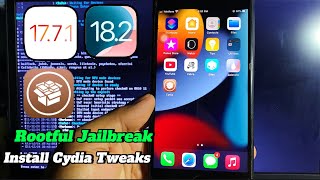 Jailbreak Rootful iOS 1821771  iOS 15 with Palen1x  Install Cydia Tweaks on iOS 1821771 [upl. by Chevalier113]