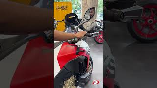 Heres the exhaust note of a brand new Ducati Multistrada V4 RS 🤩 PowerDrift PDArmy Shorts [upl. by Strohben]