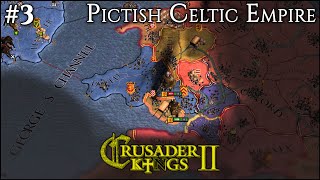 Into Wales  Pictish Celtic Empire Crusader Kings II  Part 3 [upl. by Cyrano524]