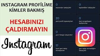 Instagram Profilime Bakanlar Kim Ne Kadar Süre Resimlerime Bakmış Kimlerin Görüntülediğini Görme [upl. by Gaudet]