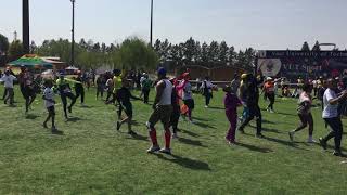 Vaal River City Marathon Dancing Finish [upl. by Adaha376]