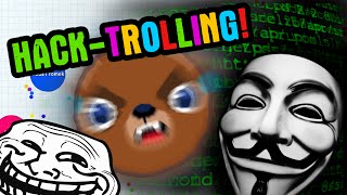 HACKTROLLING  Playing with Agario Bots  Agario Gameplay [upl. by Niccolo]