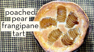 Poached Pear amp Frangipane Flaky Tart [upl. by Aney435]