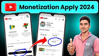 YouTube Channel Monetization Kaise Kare 2024  How To Monetize YouTube Channel [upl. by Sindee]