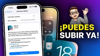 iOS 18 OFICIAL Así PUEDES INSTALARLA Antes de TIEMPO [upl. by Evers]