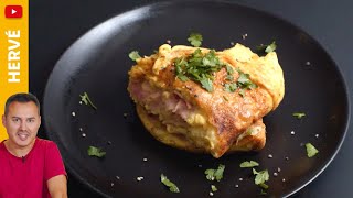 Omelette farcie jambon fromage  Lidl Cuisine [upl. by Downing649]