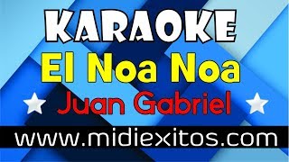 El Noa Noa  Juan Gabriel en Vivo en Bellas Artes  KARAOKE HD y Midi [upl. by Sesilu]