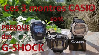 3 montres CASIO abordables qui sont PRESQUE des GSHOCK [upl. by Alliscirp446]